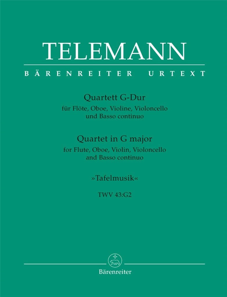 Quartet G Maj Fl Ob Vln Bc